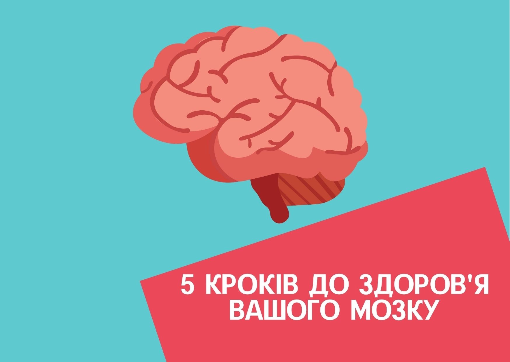 5 кроків до здоров’я вашого мозку