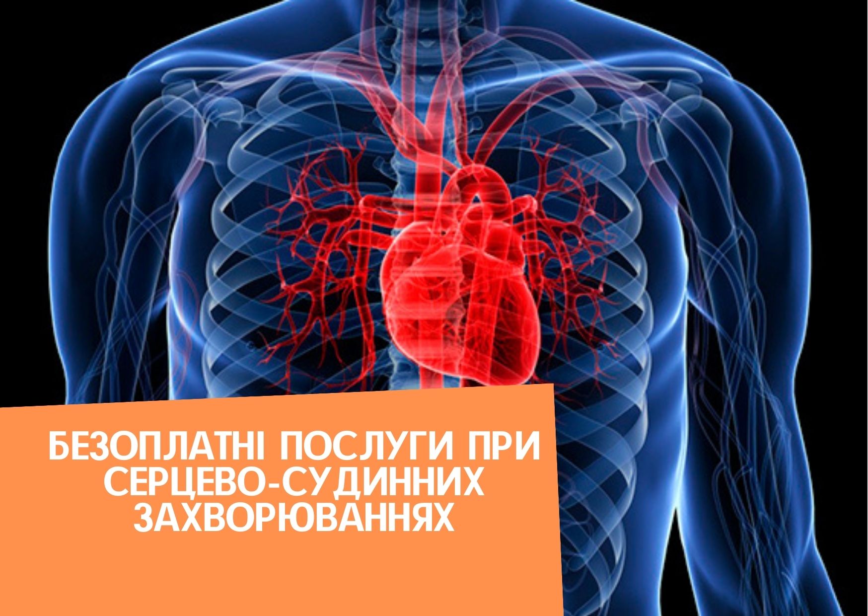 Безоплатні послуги при серцево-судинних захворюваннях