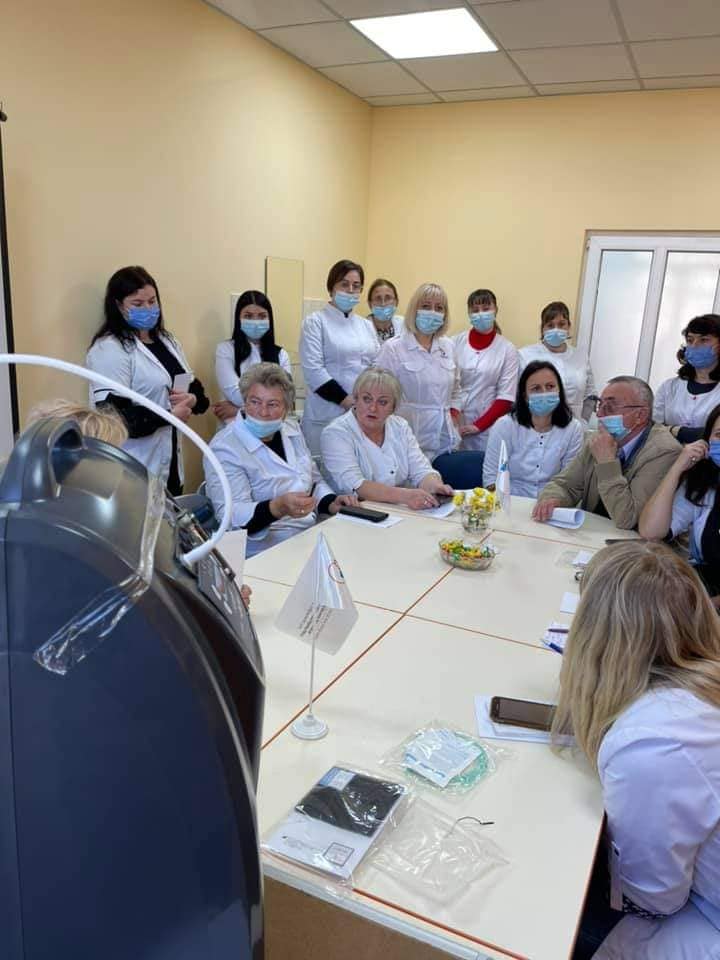 22.10.2021 р. представником компанії «МЕДІКАЛ ТРЕЙД ЛТД» було проведено навчання медичного персоналу КП «НАДВІРНЯНСЬКИЙ НЕКОМЕРЦІЙНИЙ ЦЕНТР ПЕРВИННОЇ МЕДИЧНОЇ ДОПОМОГИ»