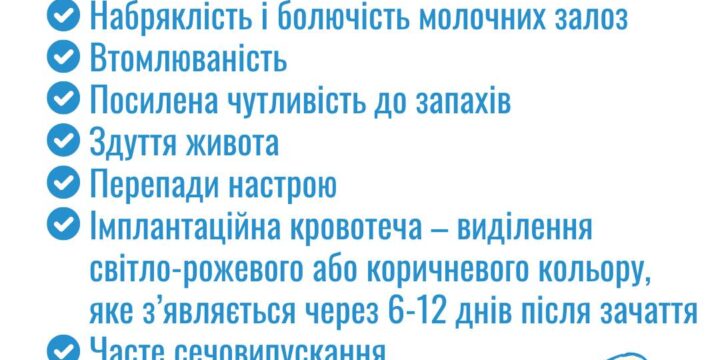 Ранні ознаки вагітності