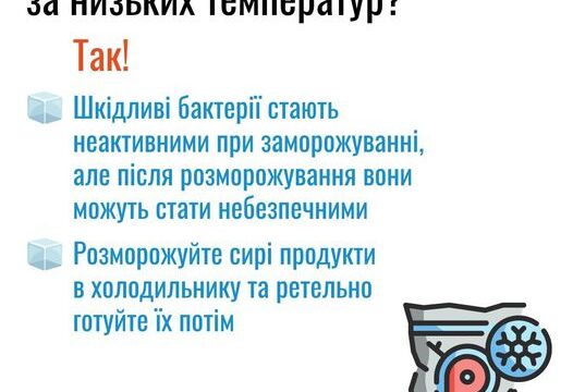 Чи виживають шкідливі бактерії за низьких температур?