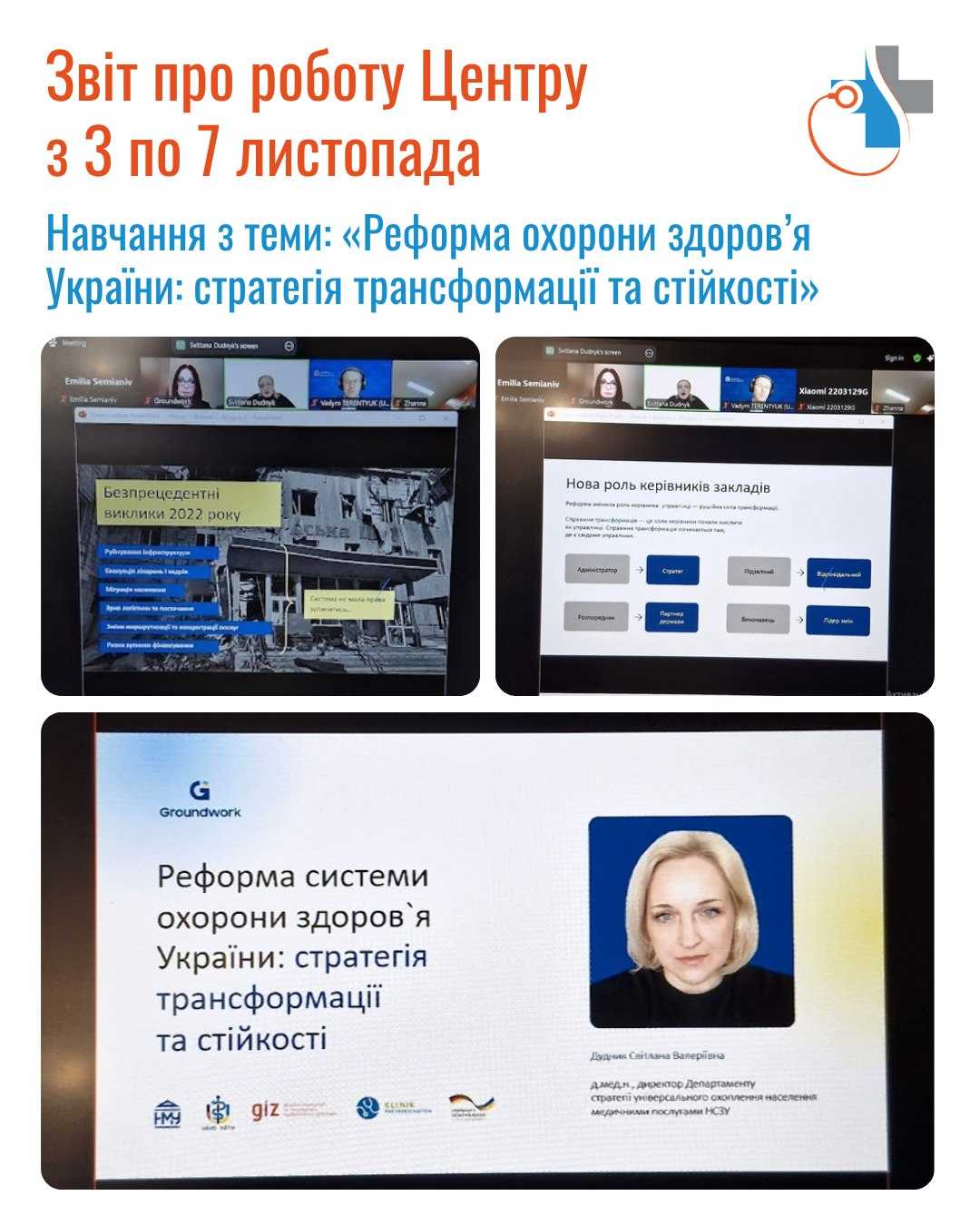 Тижневий звіт (3 – 7 листопада 2025 року)