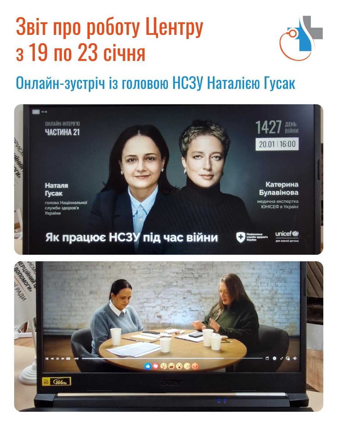 Тижневий звіт (19 – 23 січня 2026 року)